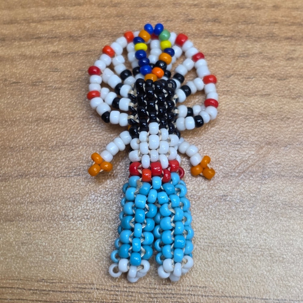 Native American Style Beaded Jewelry Thunderbird Necklace with Bracelet‎ & Pouch - Picture 13 of 14